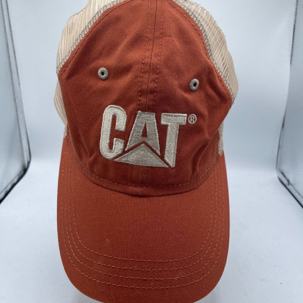 Vintage CAT Caterpillar  Trucker BallCap Hat